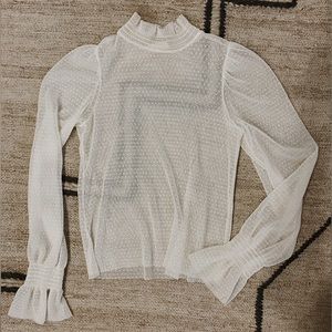 Mango Sheer Blouse